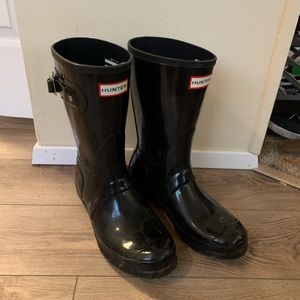 Hunter short gloss boots